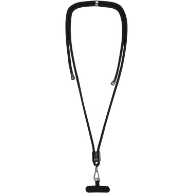 Logo trade corporate gifts picture of: Vega adjustable recycled smartphone lanyard