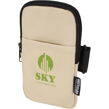 Logotrade promotional item image of: Byron GRS recycled bottle pouch 