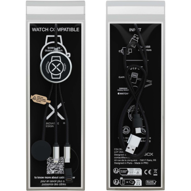 Logo trade promotional items image of: SCX.design C34 7-in-1 smartwatch charging cable 