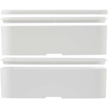 Logotrade promotional products photo of: MIYO POP 700+700 ml double layer lunch box