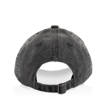 Logo trade promotional products image of: BEAU AWARE™ Washed 6 panel 270gsm cotton twill cap