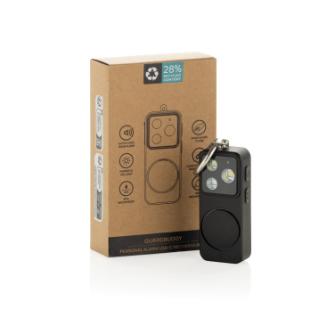 Logo trade corporate gift photo of: GuardBuddy RCS Personal alarm USB-C re-chargeable