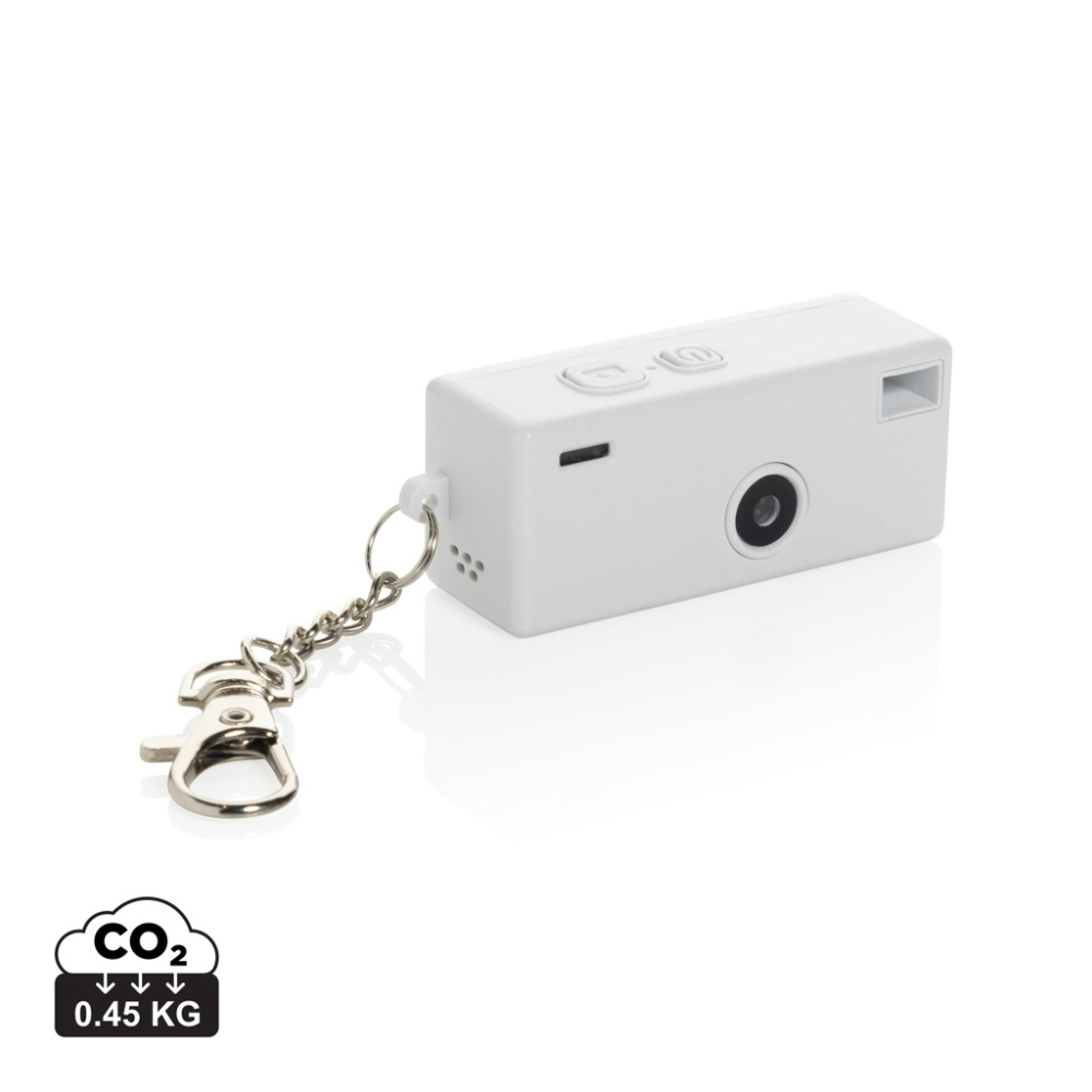 Logo trade advertising product photo of: Cliq it RCS recycled Keychain Camera