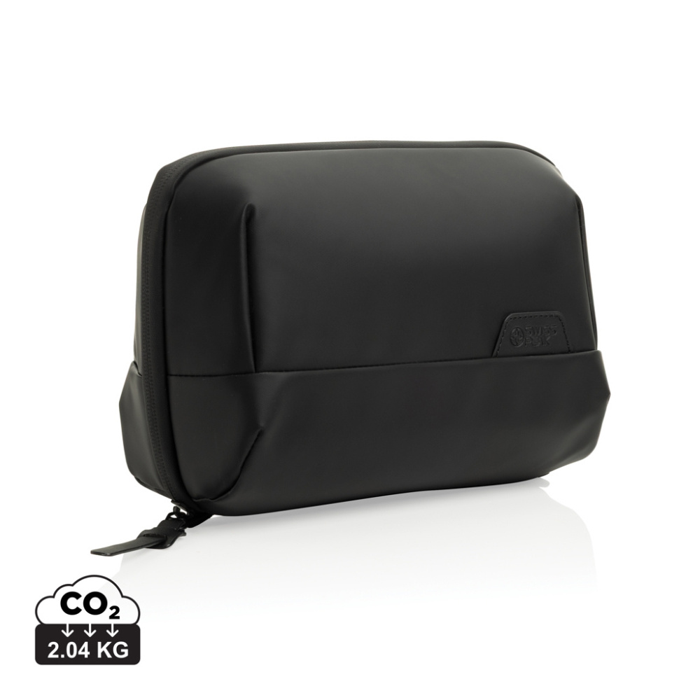 Logo trade advertising products image of: Swiss Peak OSLO RCS Foldable Toiletry Pouch