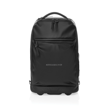 Logo trade corporate gifts picture of: Swiss Peak OSLO RCS Wheeled Duffel backpack