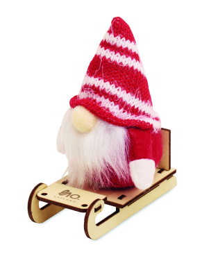 Logotrade promotional products photo of: Gnome on wooden sleigh