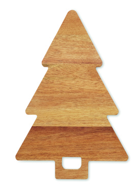 Logo trade promotional items image of: Acacia serving board Xmas tree