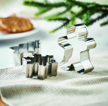 Logo trade corporate gifts image of: Christmas cookie cutter set