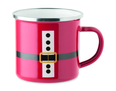 Logotrade corporate gifts photo of: Santa enamel vintage mug 300ml