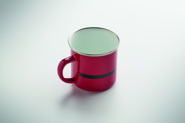 Logo trade promotional items picture of: Santa enamel vintage mug 300ml