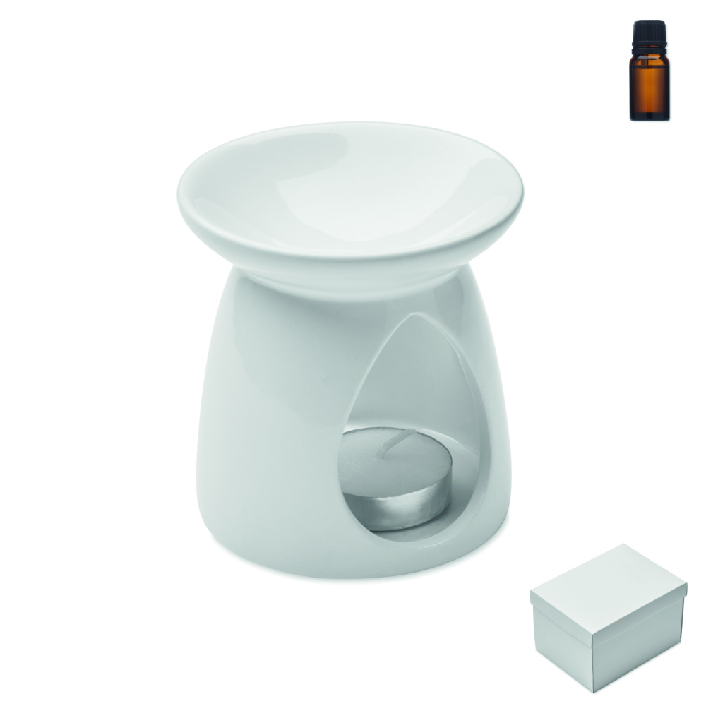 Logo trade promotional product photo of: Vanilla aroma burner set