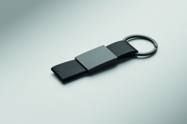 Logotrade corporate gift image of: Ball pen & PU Keyring set