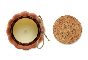 Logotrade corporate gift image of: Vanilla plant based wax candle