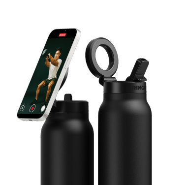 Logotrade corporate gift picture of: RINGO Pro MagSafe® Waterbottle w Magnetic Booster Ring 710ML