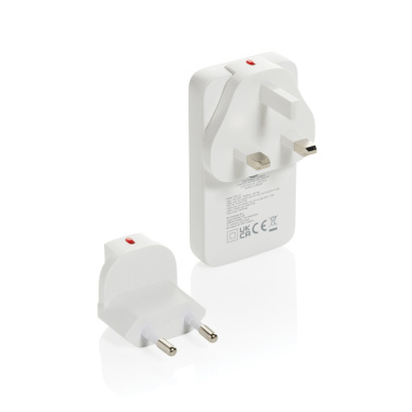 Logo trade advertising product photo of: Fluxo RCS 65W flat GAN charger with universal connectors