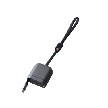 Logotrade promotional item image of: Spira RCS recycled retractable 100W fast charging cable
