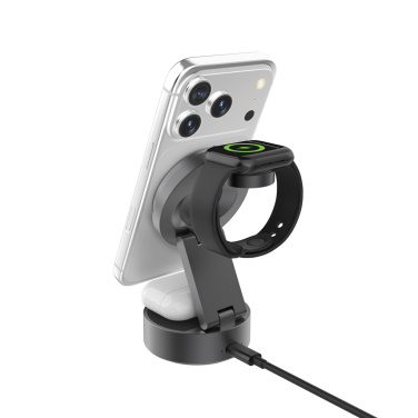 Logotrade business gift image of: Quantum RCS 25W ultra-fast wireless 3-in-1 charger