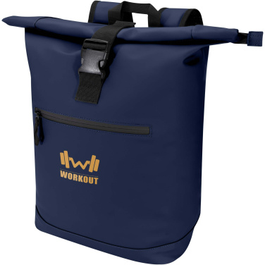 Logo trade promotional items picture of: Resi Plus 15" GRS recycled roll-top backpack 18L