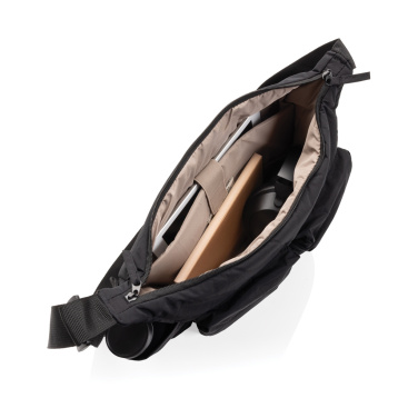 Logotrade promotional items photo of: KENTO URBAN RCS recycled nylon padded crossover bag