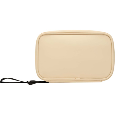 Logo trade promotional giveaways image of: Resi Plus GRS recycled tech pouch 1L