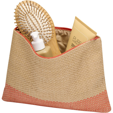 Logo trade advertising products picture of: Rhythm straw paper zipped pouch 3L