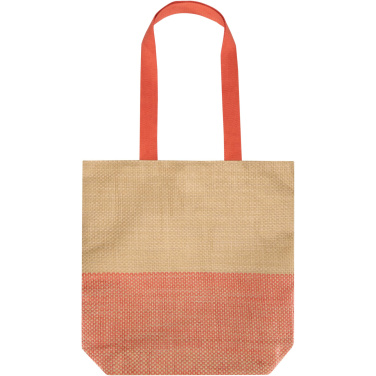 Logo trade business gift photo of: Rhythm straw paper tote bag 10L