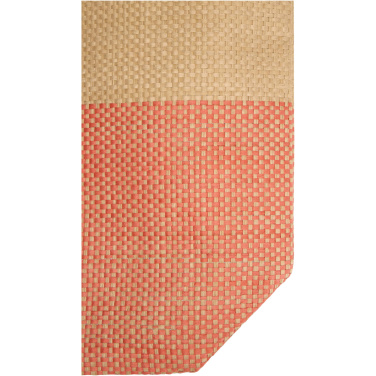 Logotrade advertising products photo of: Rhythm straw paper large zipped tote bag 21L