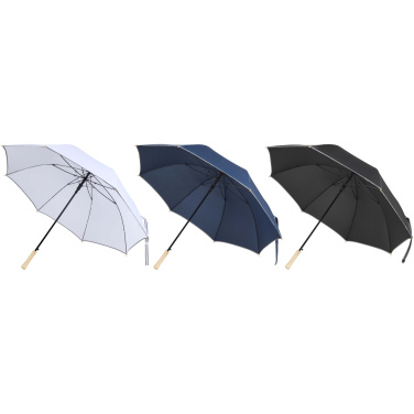 Logo trade promotional giveaways image of: Norman 30” windproof RPET umbrella 