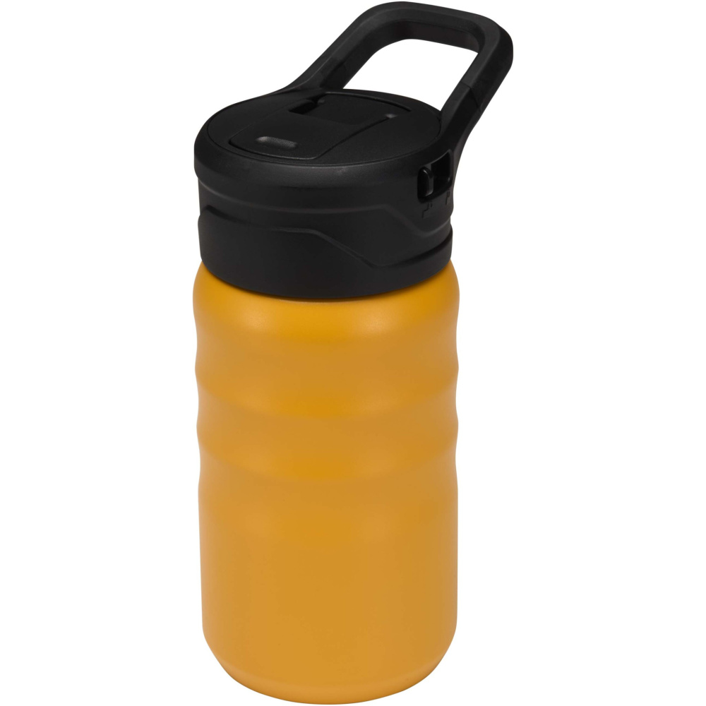 Logotrade promotional product image of: Knox 350 ml RCS recycled double wall stainless steel sport bottle with flip straw