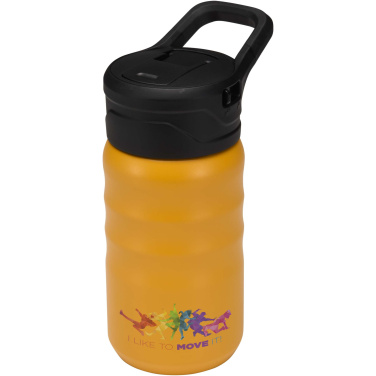 Logo trade promotional items picture of: Knox 350 ml RCS recycled double wall stainless steel sport bottle with flip straw