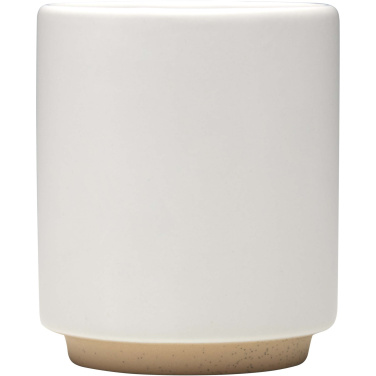 Logo trade promotional merchandise photo of: Camilla 180 ml stackable ceramic mug with matte finish