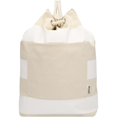 Logo trade promotional merchandise image of: Florida 270 g/m² GRS recycled sailor duffel bag 15L