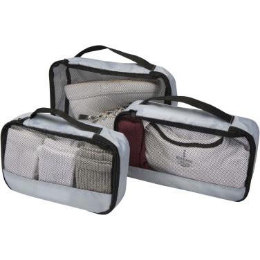 Logo trade promotional merchandise picture of: Jet GRS recycled packing cubes - set of 3