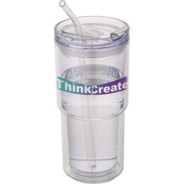 Logo trade promotional products picture of: Archer 480 ml double wall plastic tumbler