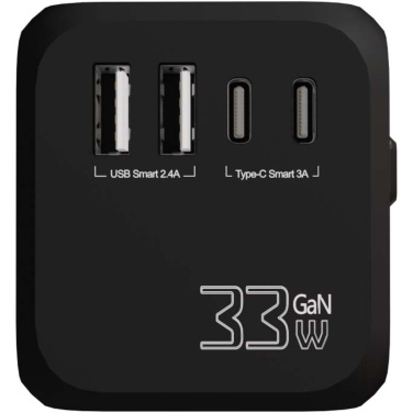 Logo trade promotional merchandise image of: SCX.design T16 universal travel adapter