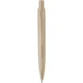 Ramin recycled plastic mini ballpoint pen (blue ink), Oatmeal