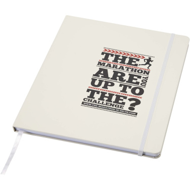 Logo trade promotional merchandise image of: Spectrum A4 hard cover notebook