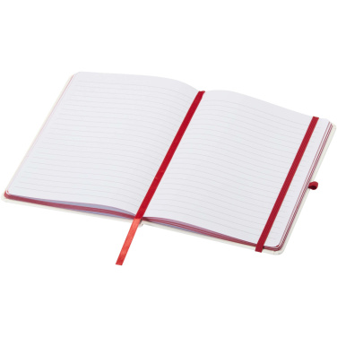 Logo trade promotional giveaway photo of: Spectrum A5 hard cover notebook with coloured edge