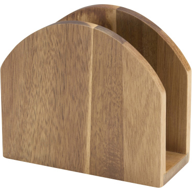 Logotrade promotional item image of: Charm acacia wood napkin holder