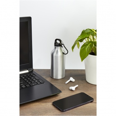 Logotrade reklaamtooted pilt: Oregon 400 ml alumiiniumist veepudel karabiiniga