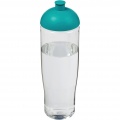 H2O Active® Tempo 700 ml kuppelkaanega spordipudel, Läbipaistev / Aqua sinine