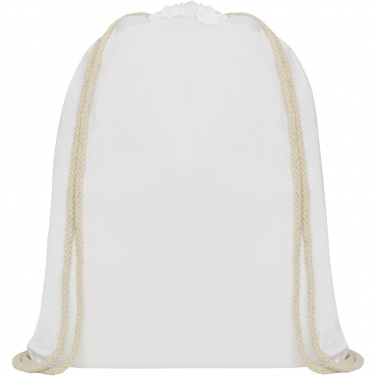 Logo trade reklaamkingituse pilt: Oregon 140 g/m² puuvillane pingutusnööriga seljakott 5L