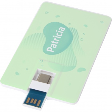 Logotrade reklaamtooted pilt: Duo õhuke 64 GB USB-draiv koos Type-C ja USB-A 3.0-ga