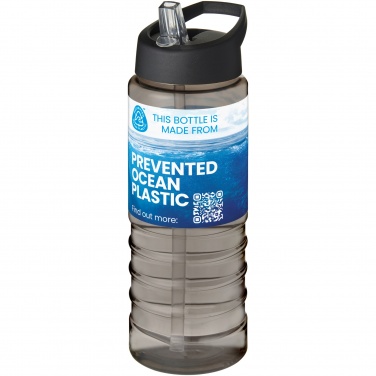 Logotrade ärikingid pilt: H2O Active® Eco Treble 750 ml tilaga kaanega spordipudel 