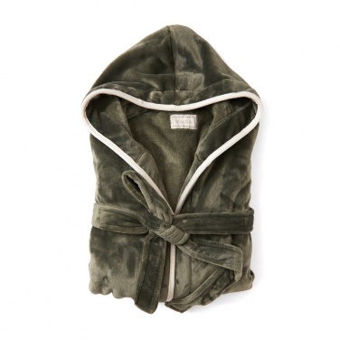 Logo trade reklaamkingi pilt: VINGA Louis luksuslik plüüsist hommikumantel, suurus S-M