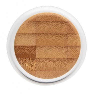 Logo trade firmakingi pilt: Impact borosilikaatklaasist pudel bambusest kaanega