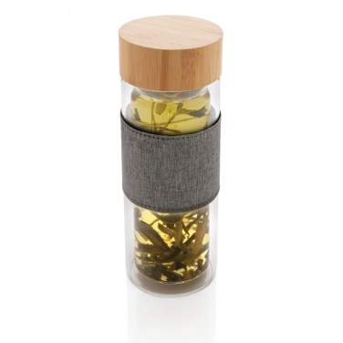 Logo trade firmakingi pilt: Impact topeltseinaga borosilikaatklaasist pudel