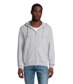 SPIKE MEESTE ZIP HOODIE SWEAT, Hall melanž 2