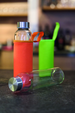 Logo trade ärikingid foto: Klaaspudel Klagenfurt roostevabast terasest korgiga 500 ml