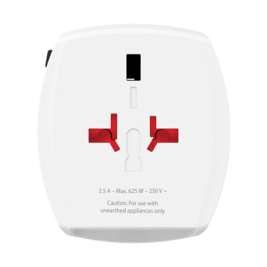 Logotrade ärikingid pilt: SKROSS World Travel Adapter MUV 2-pooluseline USB A ja C-ga